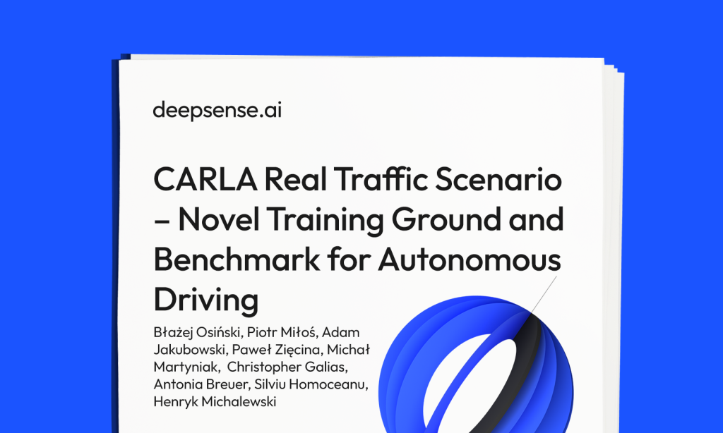 CARLA Real Traffic Scenarios – novel training ground and benchmark for autonomous driving