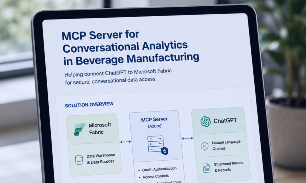MCP Server for Conversational Analytics in&nbsp;Beverage Manufacturing