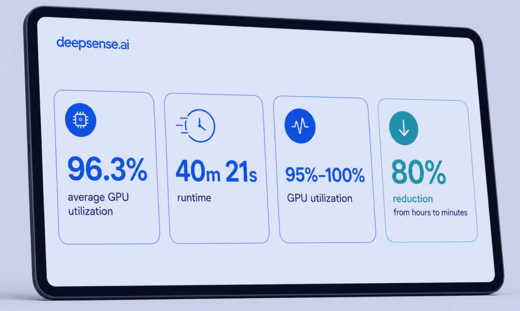 Accelerating Distributed AI Workloads with Up&nbsp;to&nbsp;96.3% Average GPU Utilization
