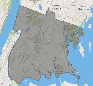 Bronx GeoJson polygon Visualization