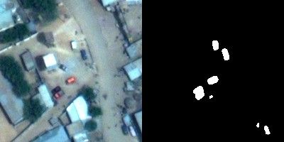 Small vehicles detection in satellite imagery.